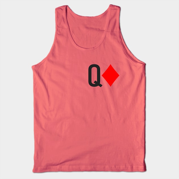 Queen of Diamonds Tank Top by Art_Is_Subjective